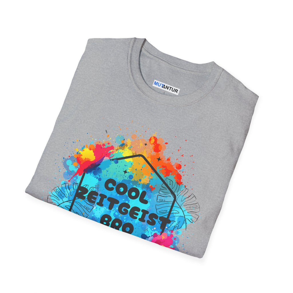 Cool Zeitgeist Bro Shirt Funny Colorful Graphic Tee for Word Nerds - Mutantur Labs LLC