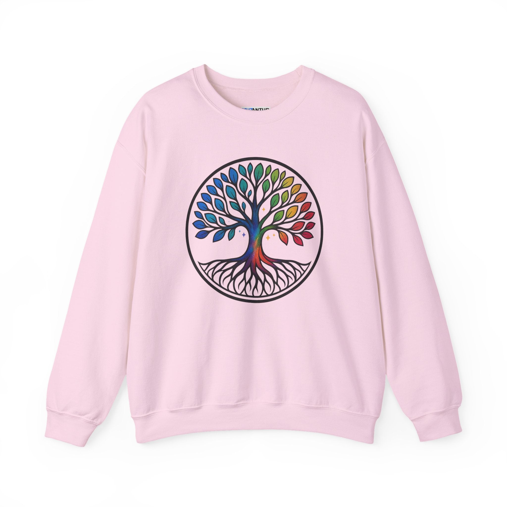 Rainbow Tree of Life Graphic Crewneck sweatshirt - Mutantur Labs LLC