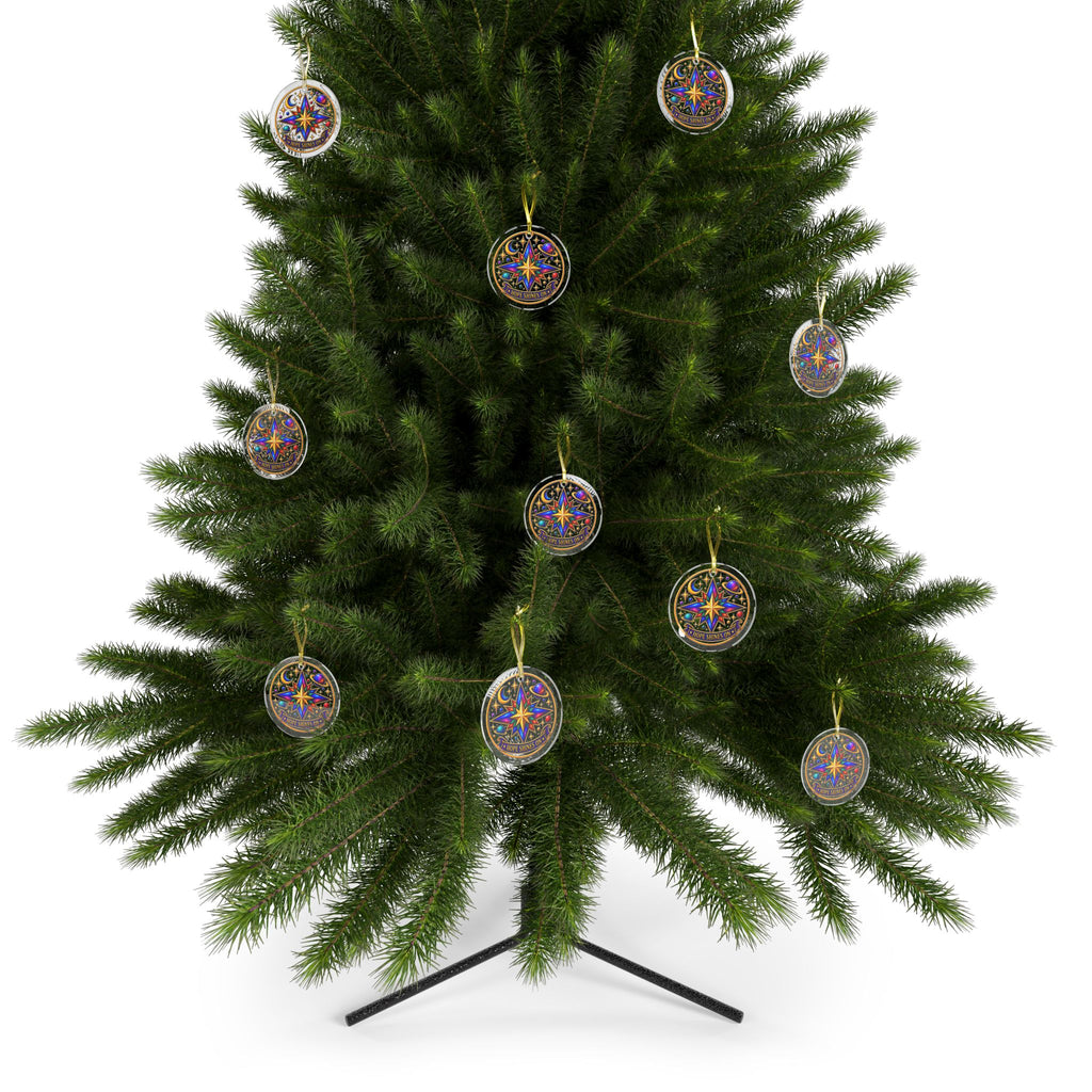 Hope Shines On Celestial Glass Ornament