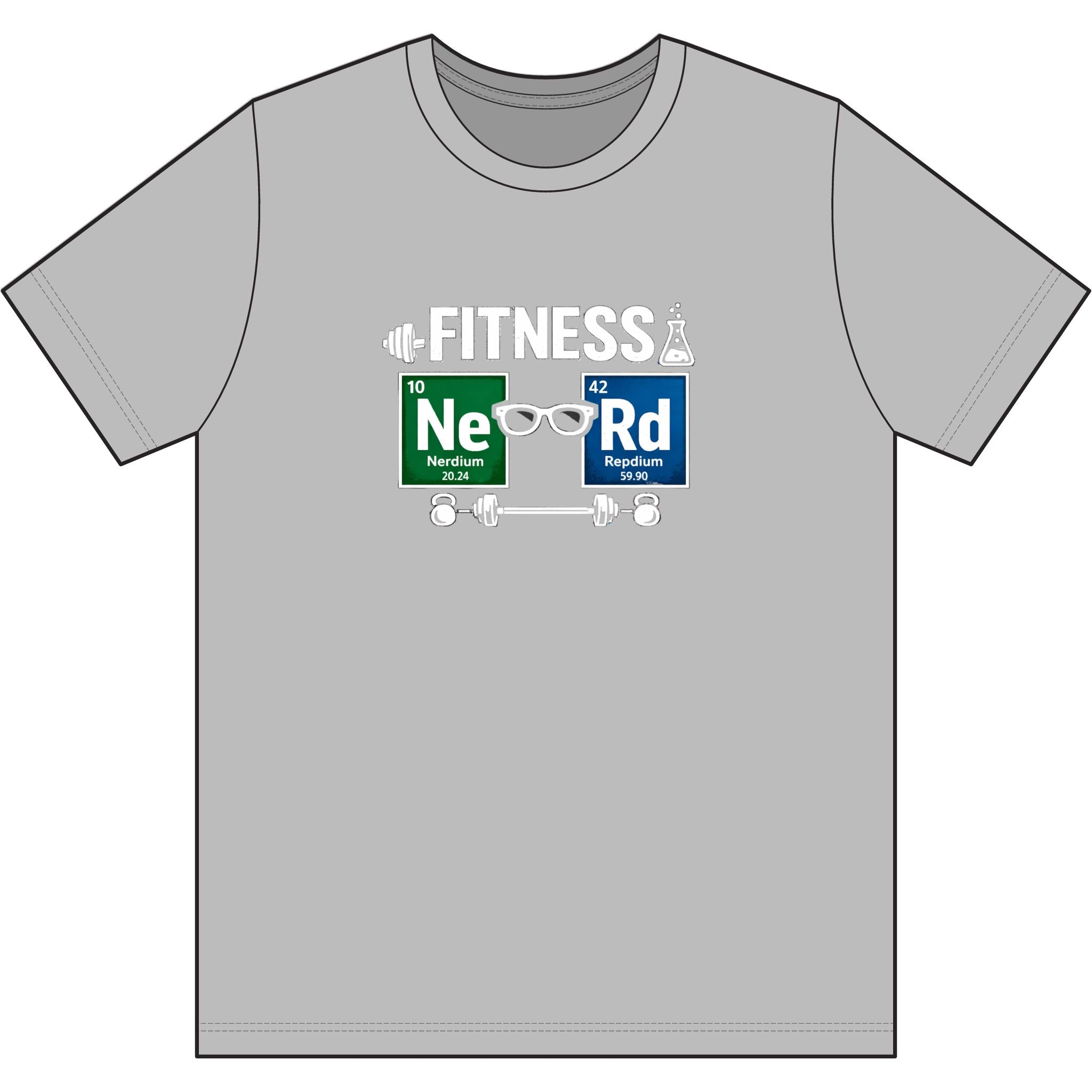 Fitness NeRd Moisture-Wicking Tee - Mutantur Labs LLC