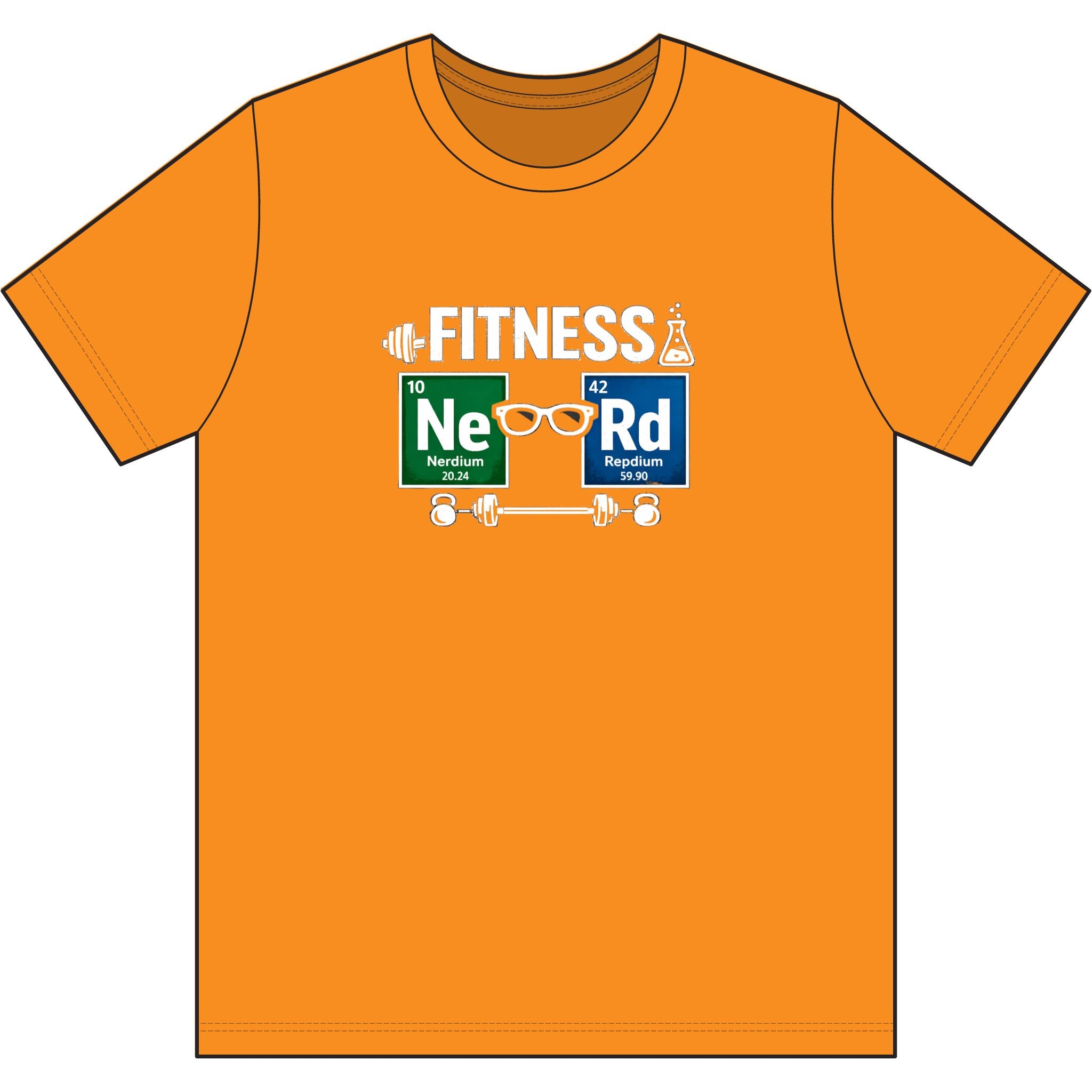 Fitness NeRd Moisture-Wicking Tee - Mutantur Labs LLC