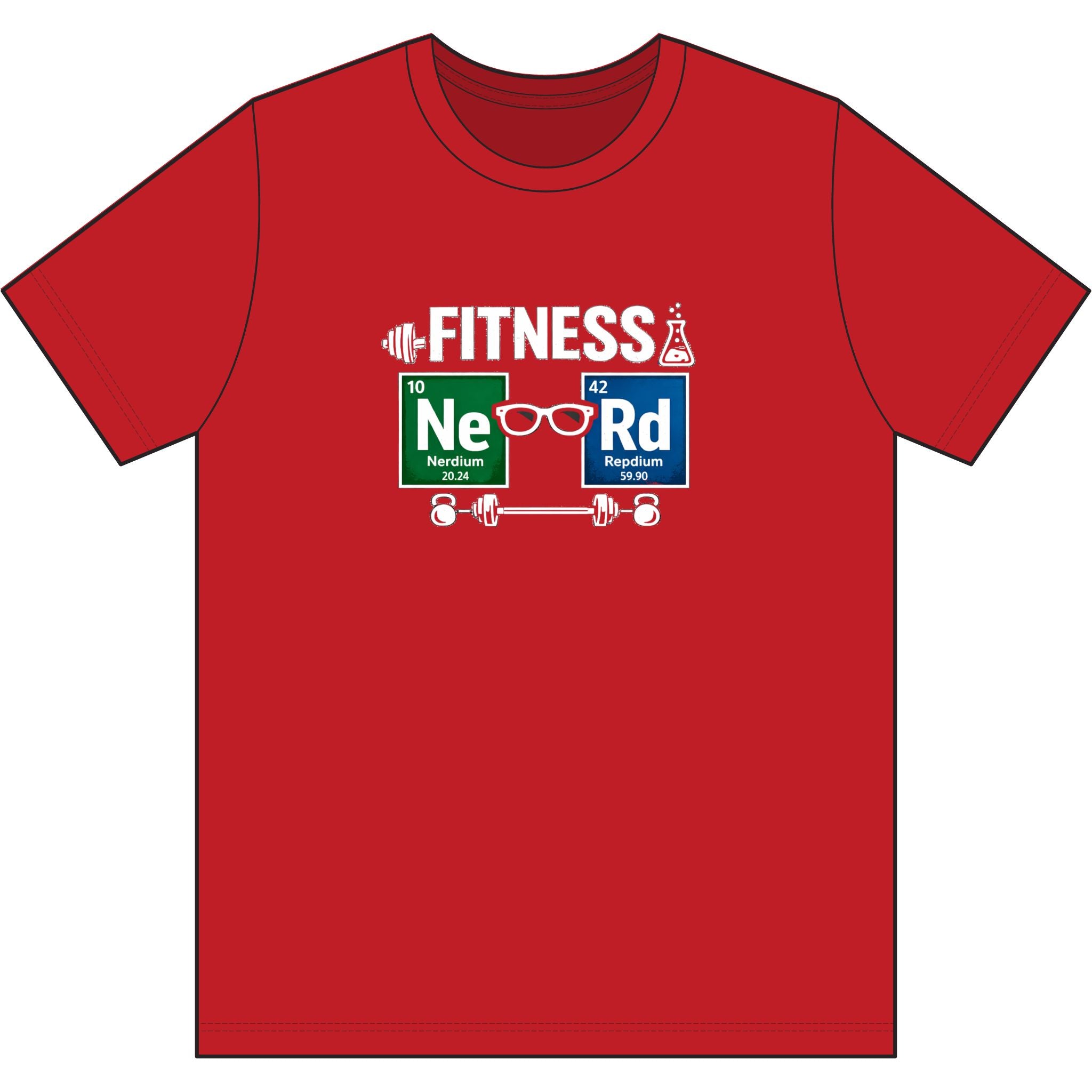 Fitness NeRd Moisture-Wicking Tee - Mutantur Labs LLC