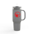 Intrepid Human Figure Logo 40oz Travel Mug Insulated Adventure Tumbler - Mutantur Labs LLC