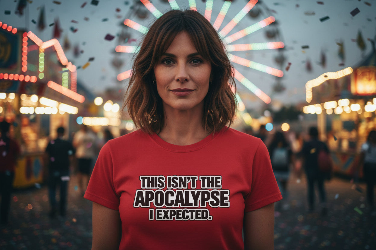 This Isn’t the Apocalypse I Expected T-Shirt | Funny Sarcastic Comfort Colors Tee - Mutantur Labs LLC