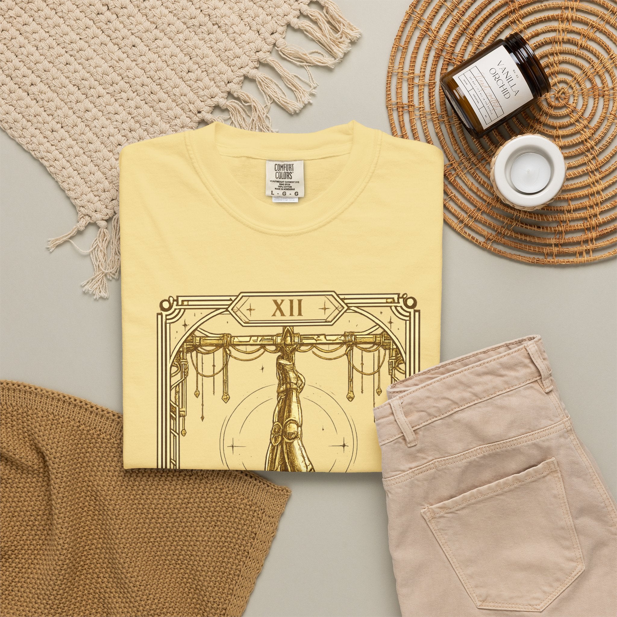 The Hanged Man Tarot T-Shirt — Future Arcana Comfort Colors Graphic Tee