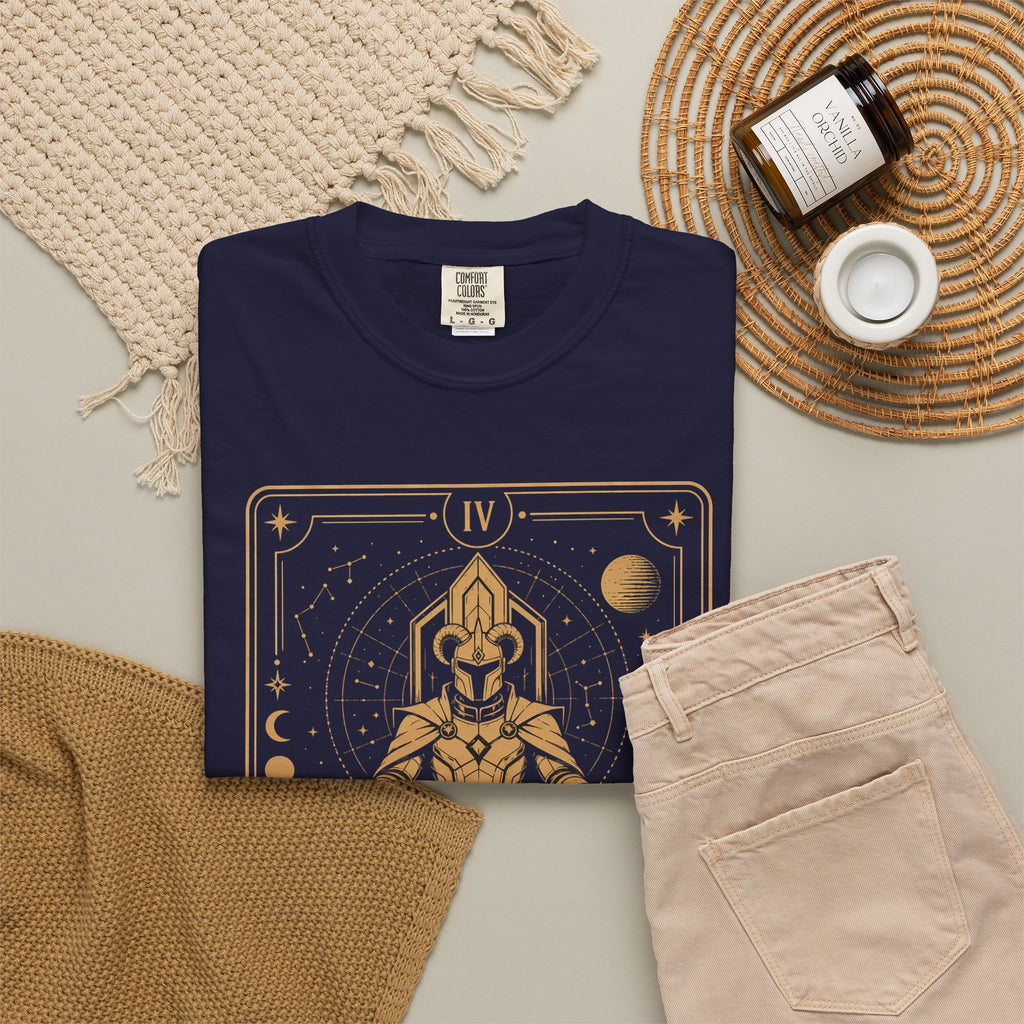 The Emperor Tarot T-Shirt — Future Arcana Comfort Colors Graphic Tee