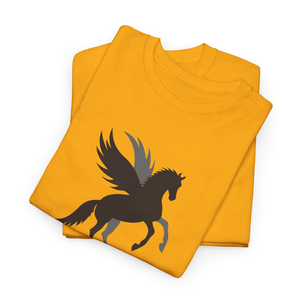 Pegasus silhouette Graphic T-Shirt: Fly You Fool Mythical Horse Tee - Mutantur Labs LLC
