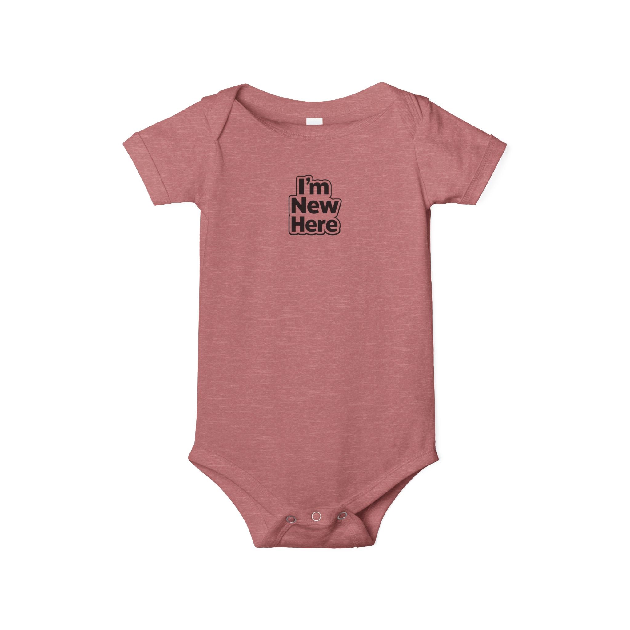 Pink baby onesie with 'Sweet Dreams' text on a white background