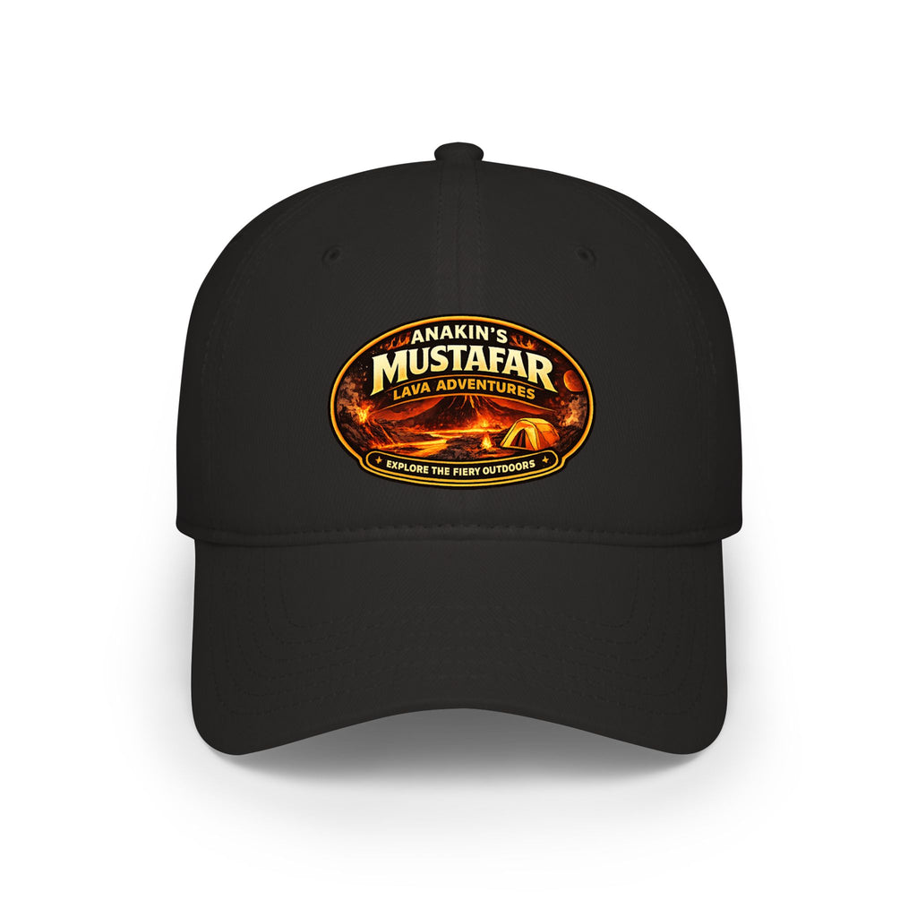 Anakin's Mustafar Lava Adventure Dad Cap — Vintage National Park Patch Baseball Hat