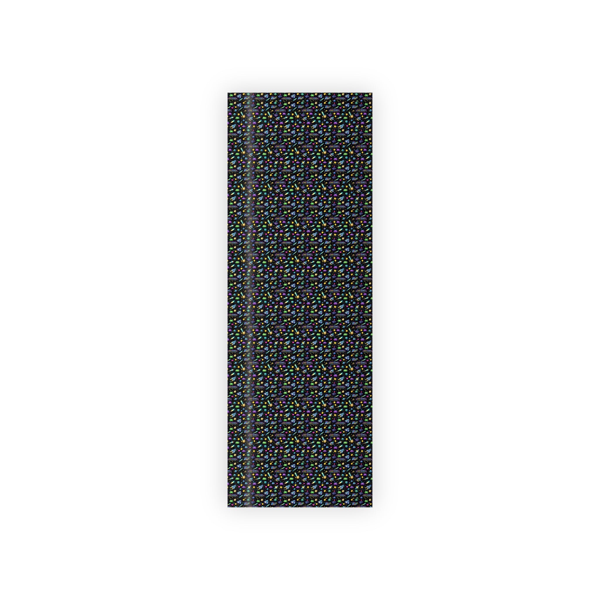 Retro Space Wrapping Paper Roll – Vintage Sci-Fi Galaxy Gift Wrap