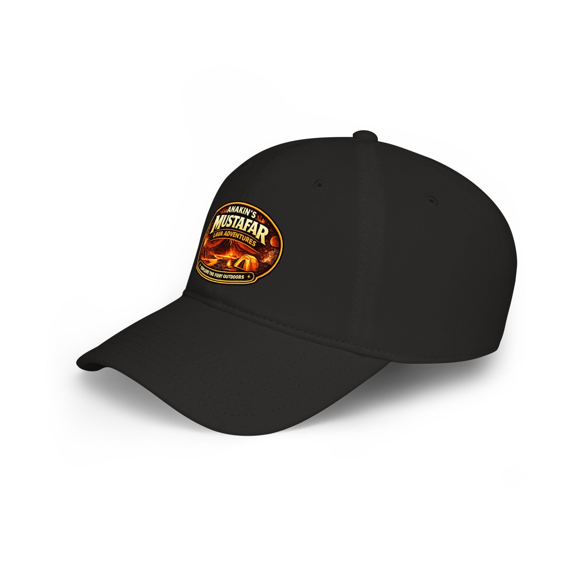 Anakin's Mustafar Lava Adventure Dad Cap — Vintage National Park Patch Baseball Hat