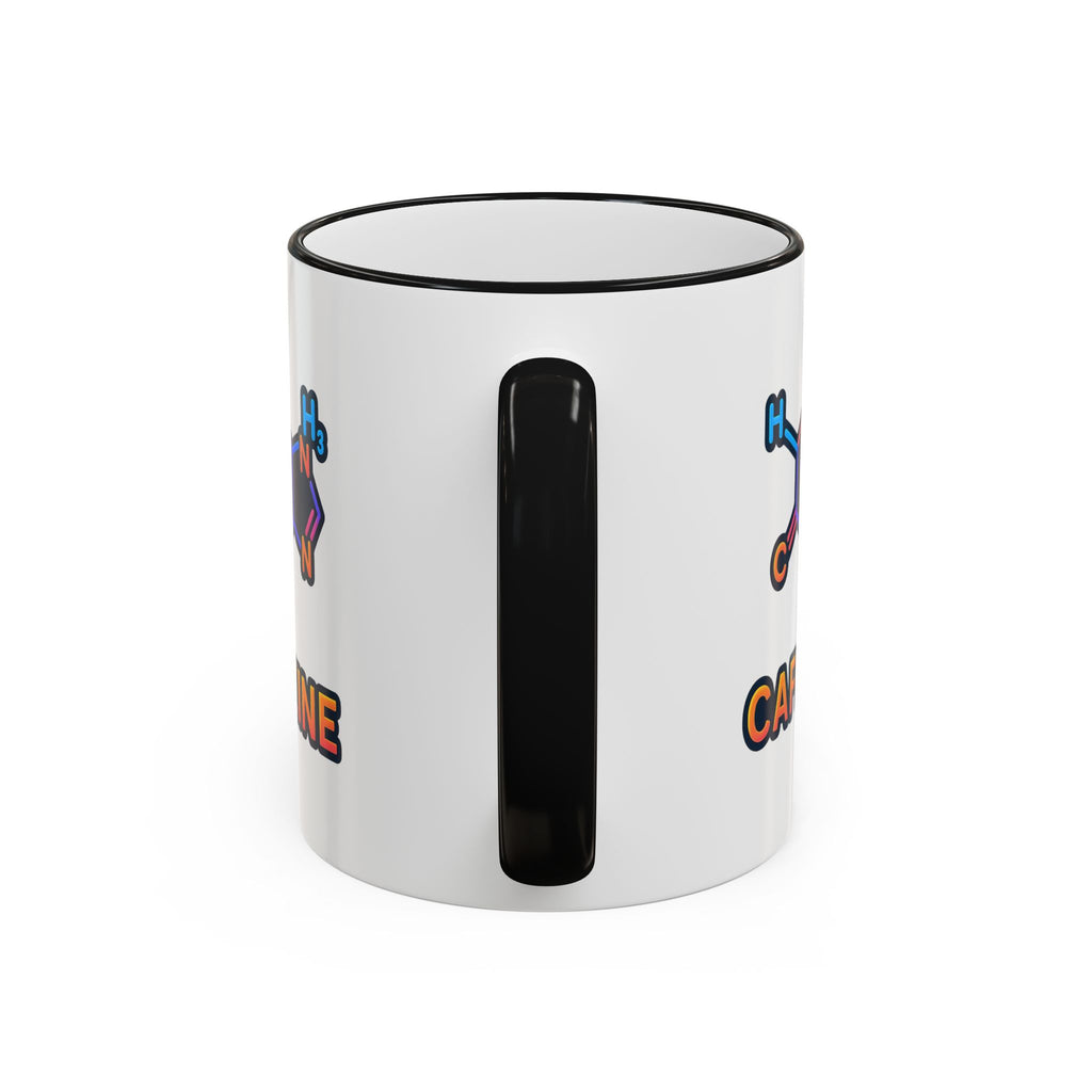 Caffeine Mug | Accent Rim and Handle Coffee Cup - Mutantur Labs LLC