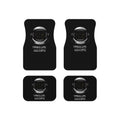 Car Mats Astronaut Helmet 'Travelers Welcome' | Set of 4 black car mats - Mutantur Labs LLC