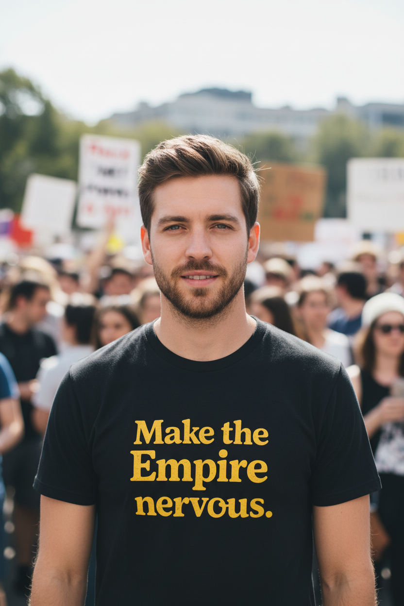 Make the Empire Nervous T-Shirt — Bold Vintage Slogan Comfort Colors Tee - Mutantur Labs LLC