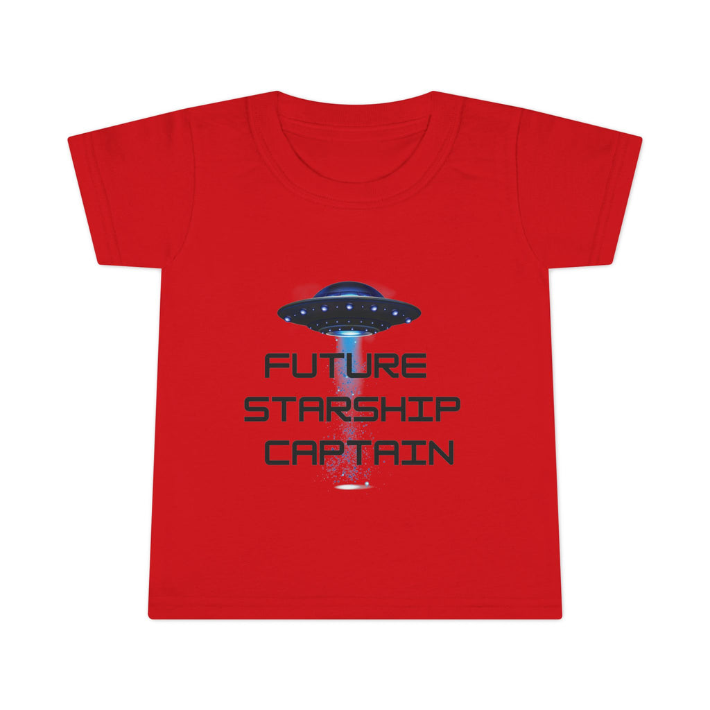 Future Starship Captain Toddler T-Shirt – Space Adventure Kids Tee - Mutantur Labs LLC