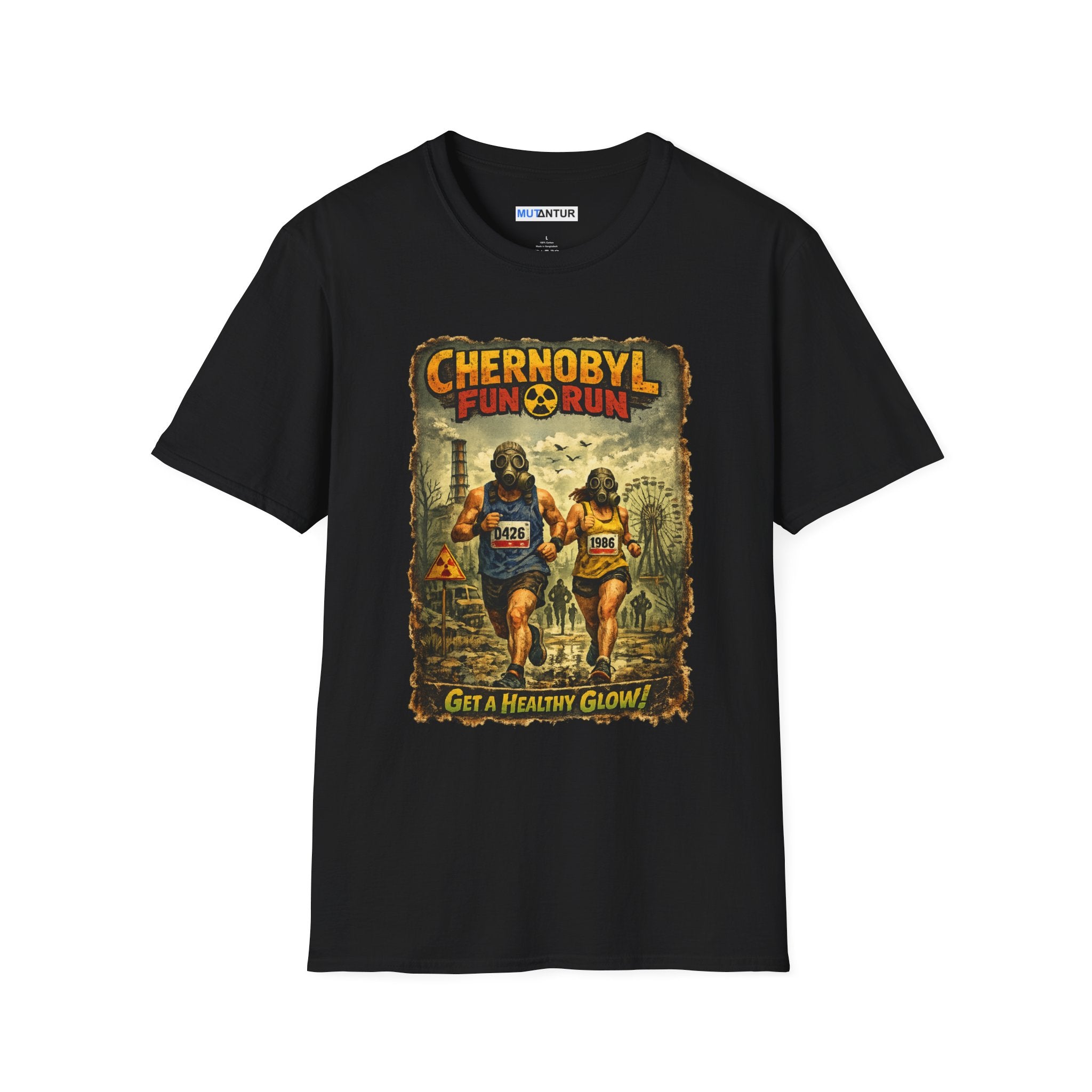 Chernobyl Fun Run T‑Shirt — Get a Healthy Glow Retro Nuclear Humor Tee - Mutantur Labs LLC