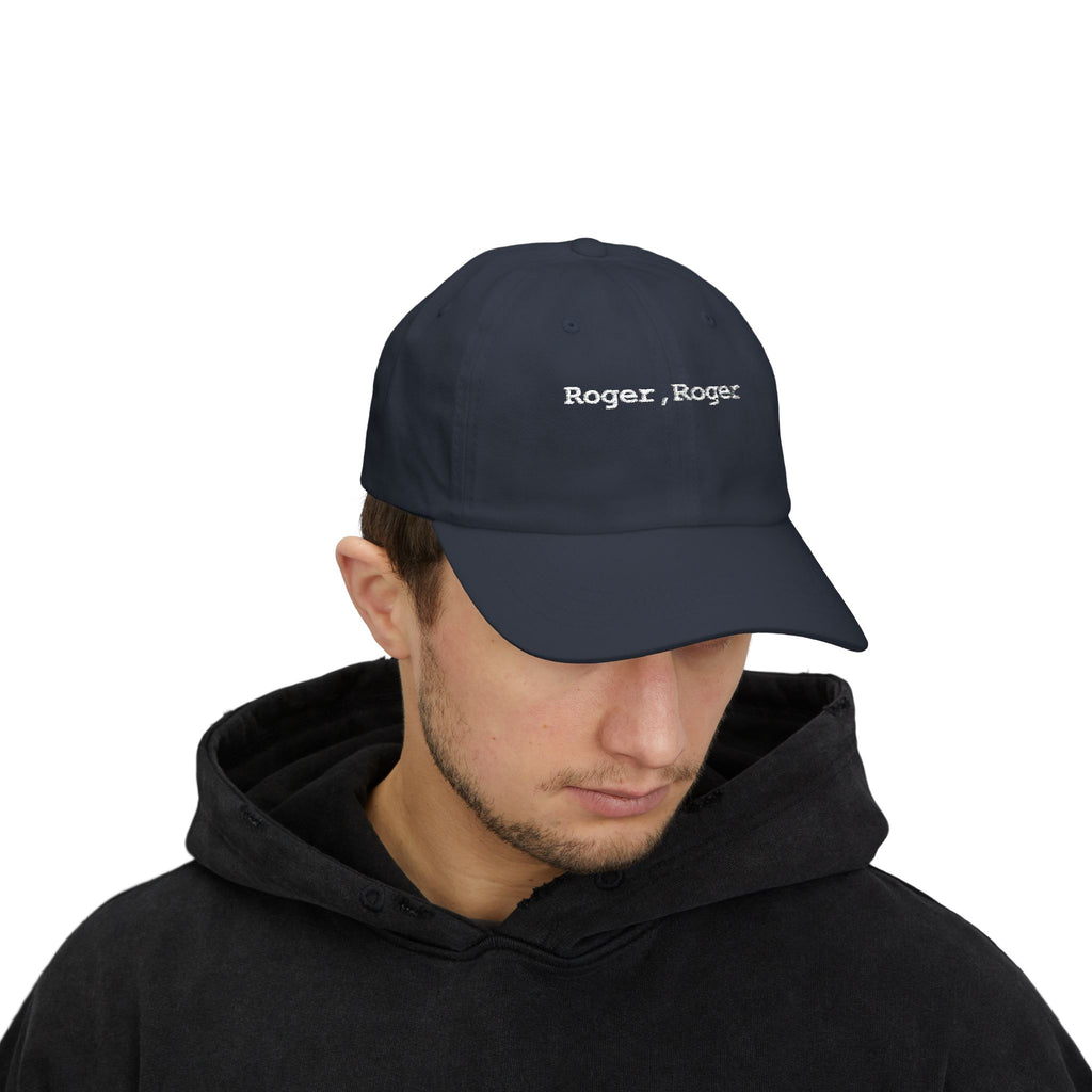 Roger, Roger Dad Cap Embroidered Airplane movie Phrase Baseball Hat - Mutantur Labs LLC