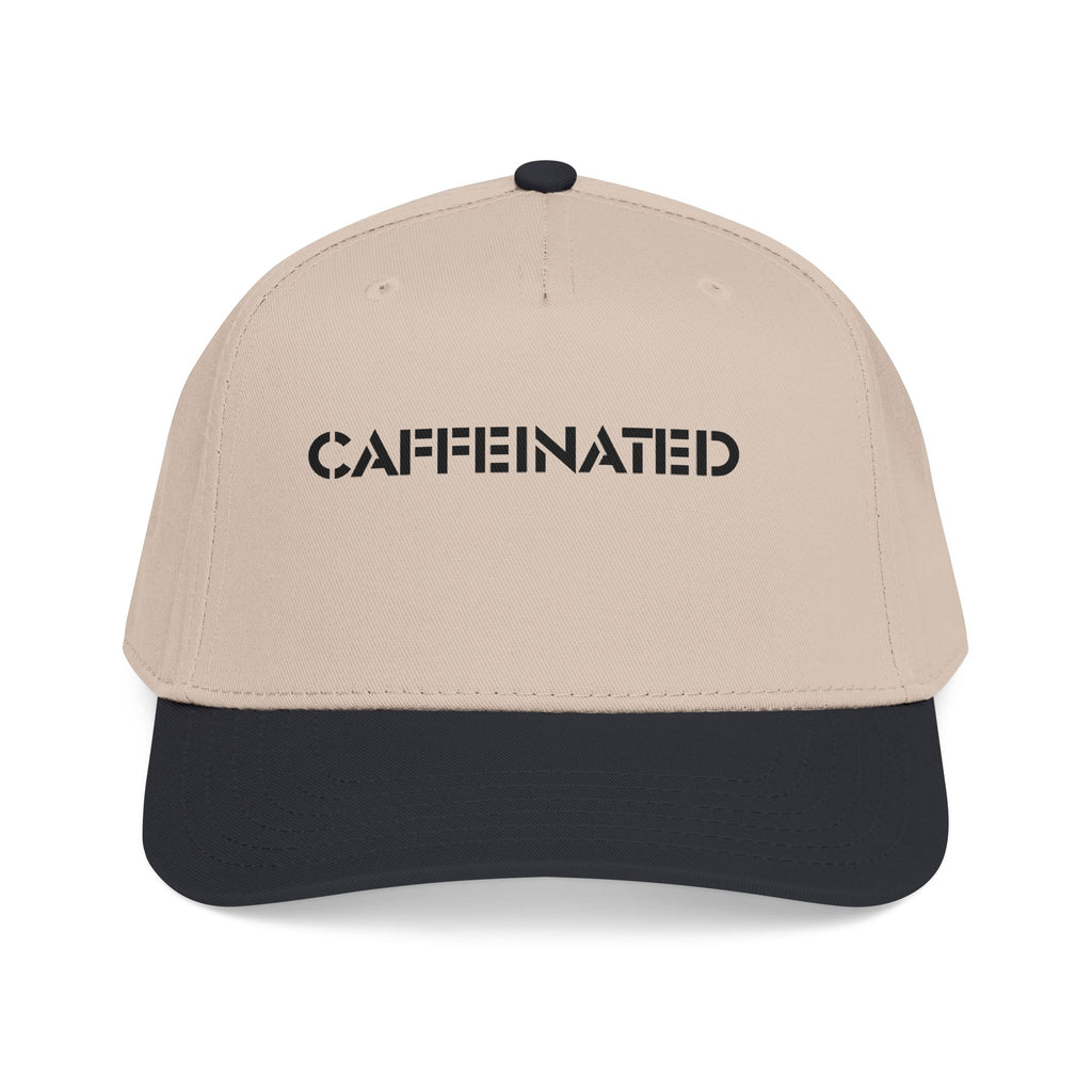 Caffeinated Mid Profile Baseball Cap |Coffee Lover Hat - Mutantur Labs LLC