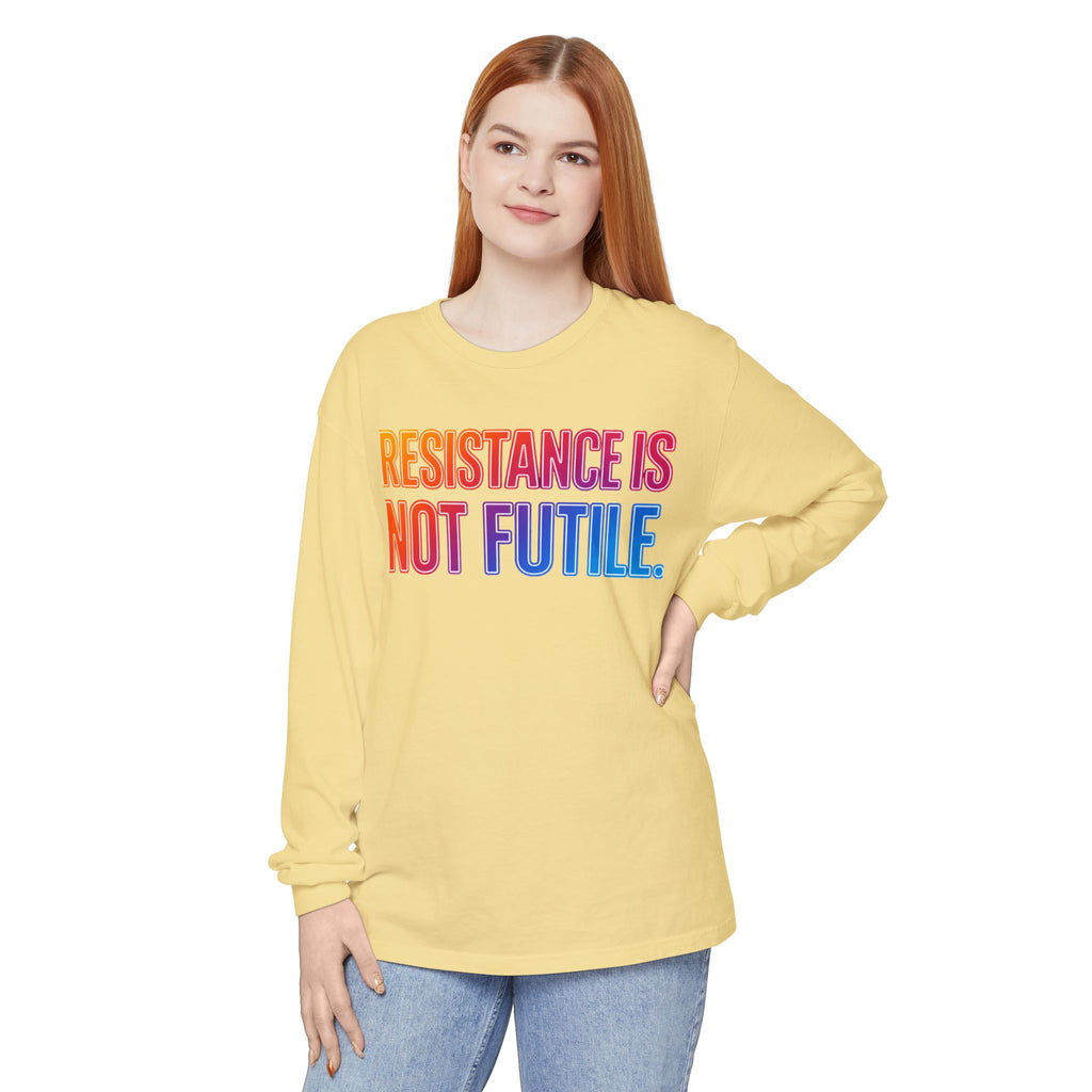 Resistance Is Not Futile Long Sleeve Tee – Rally for Freedom Shirt