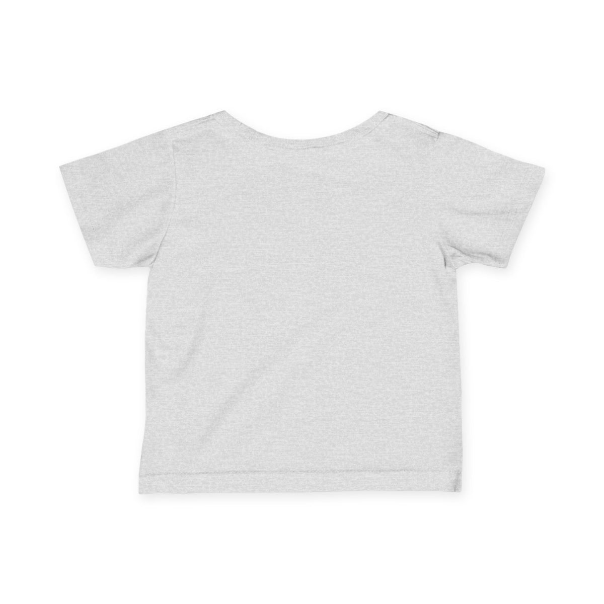 back of a White t-shirt on a white background