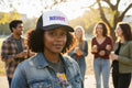 Resist Trucker Cap — Retro Gradient Political Mesh Hat - Mutantur Labs LLC