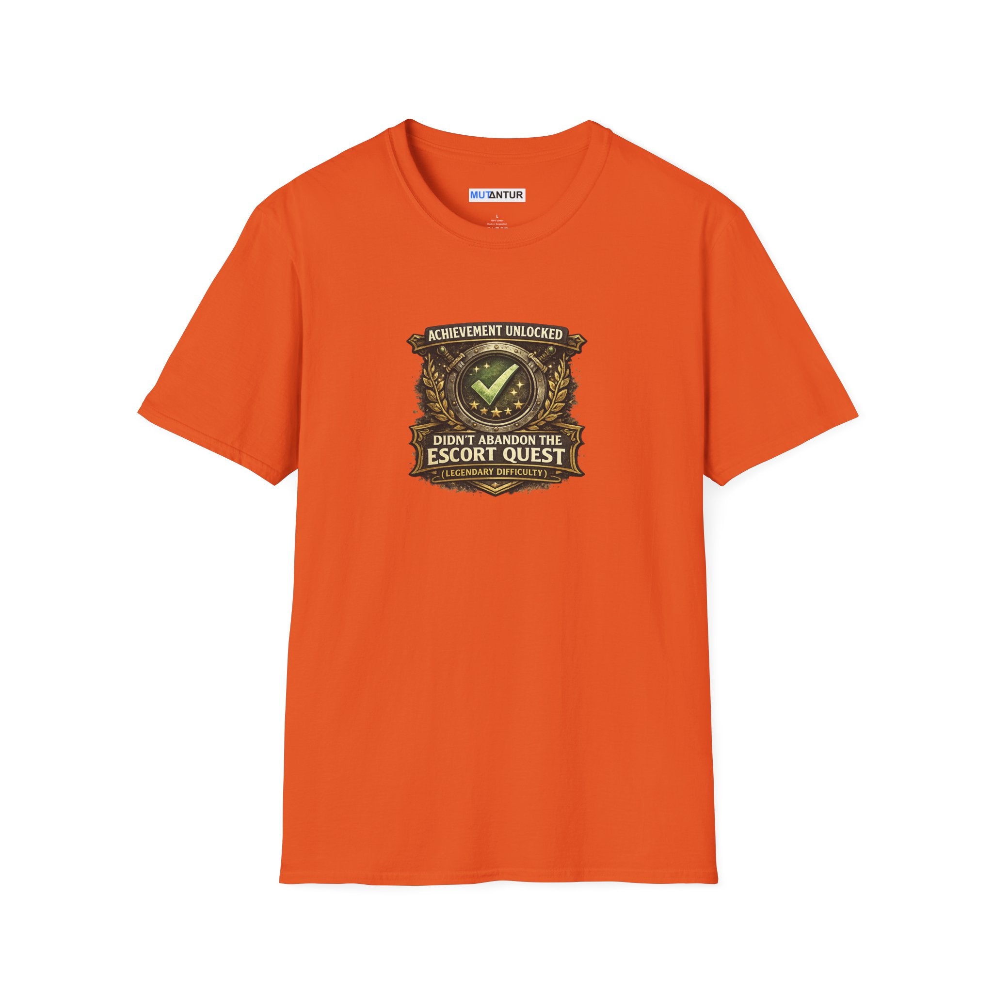 "Achievement Unlocked: Didn't Abandon the Escort Quest" Gamer Tee