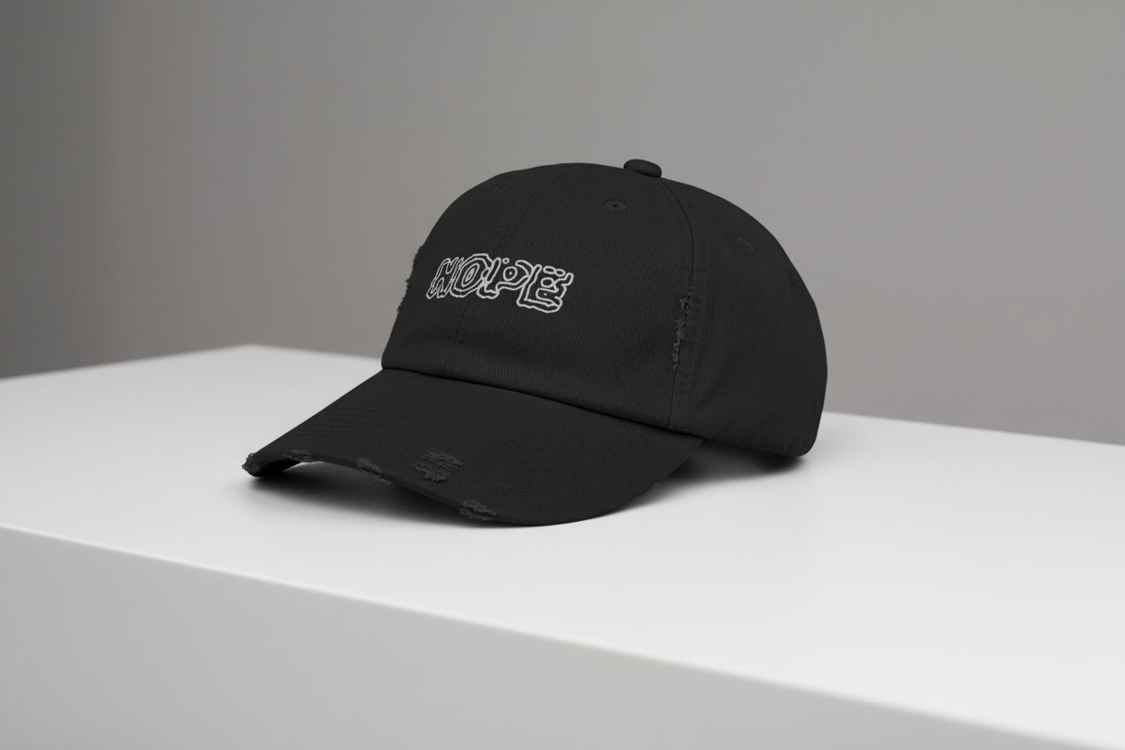 NOPE Distressed Cap Funny Hat - Mutantur Labs LLC