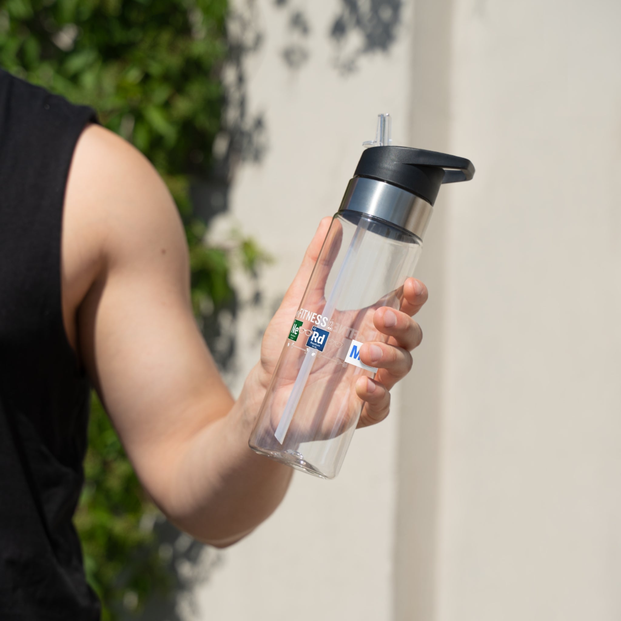 Fitness Nerd Sport Bottle — 20oz Tritan™ Water Bottle - Mutantur Labs LLC