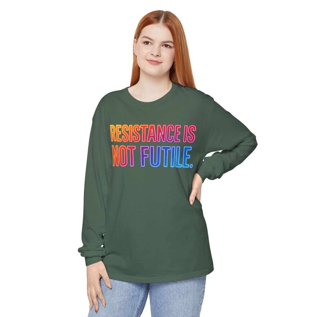Resistance Is Not Futile Long Sleeve Tee – Rally for Freedom Shirt