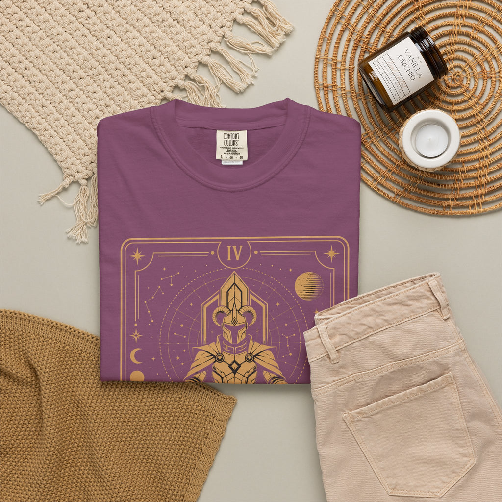 The Emperor Tarot T-Shirt — Future Arcana Comfort Colors Graphic Tee