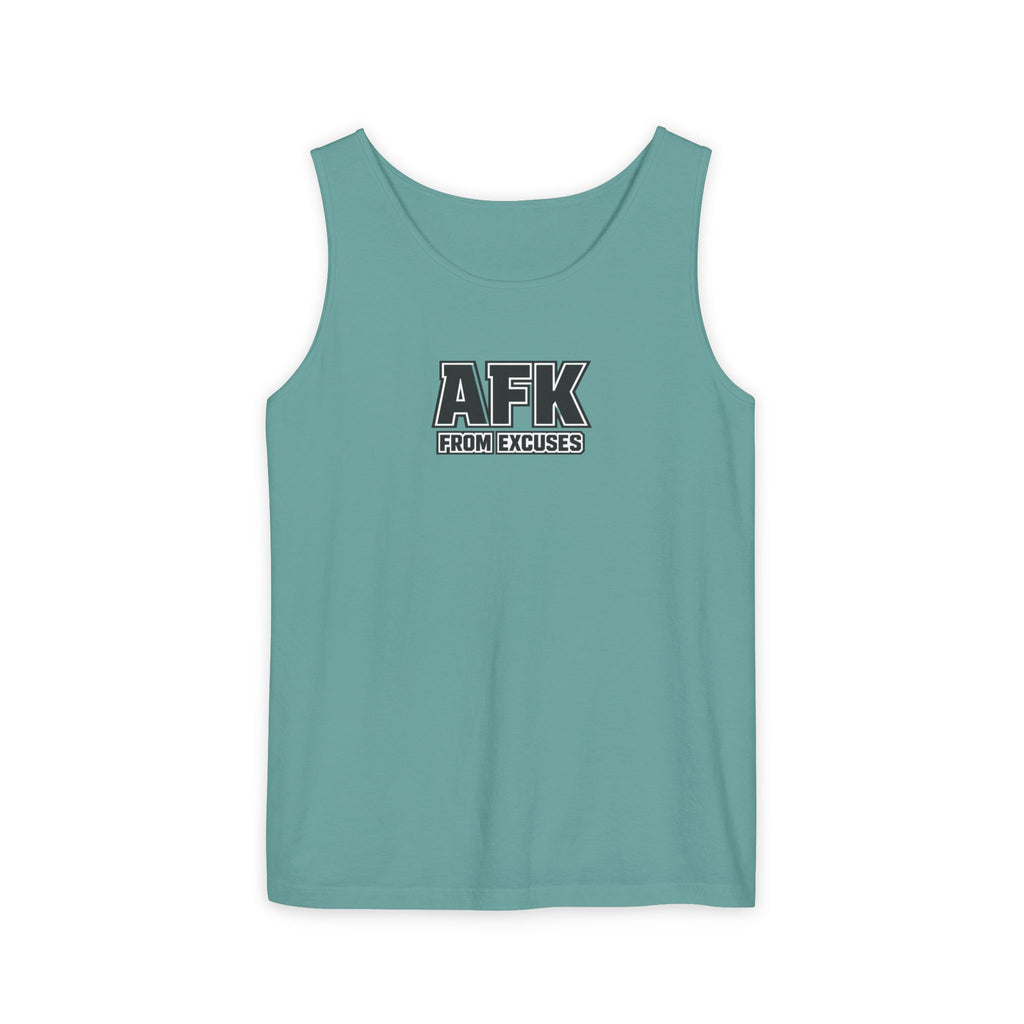 AFK From Excuses Tank Top — Funny Gamer Workout Comfort Colors Tank