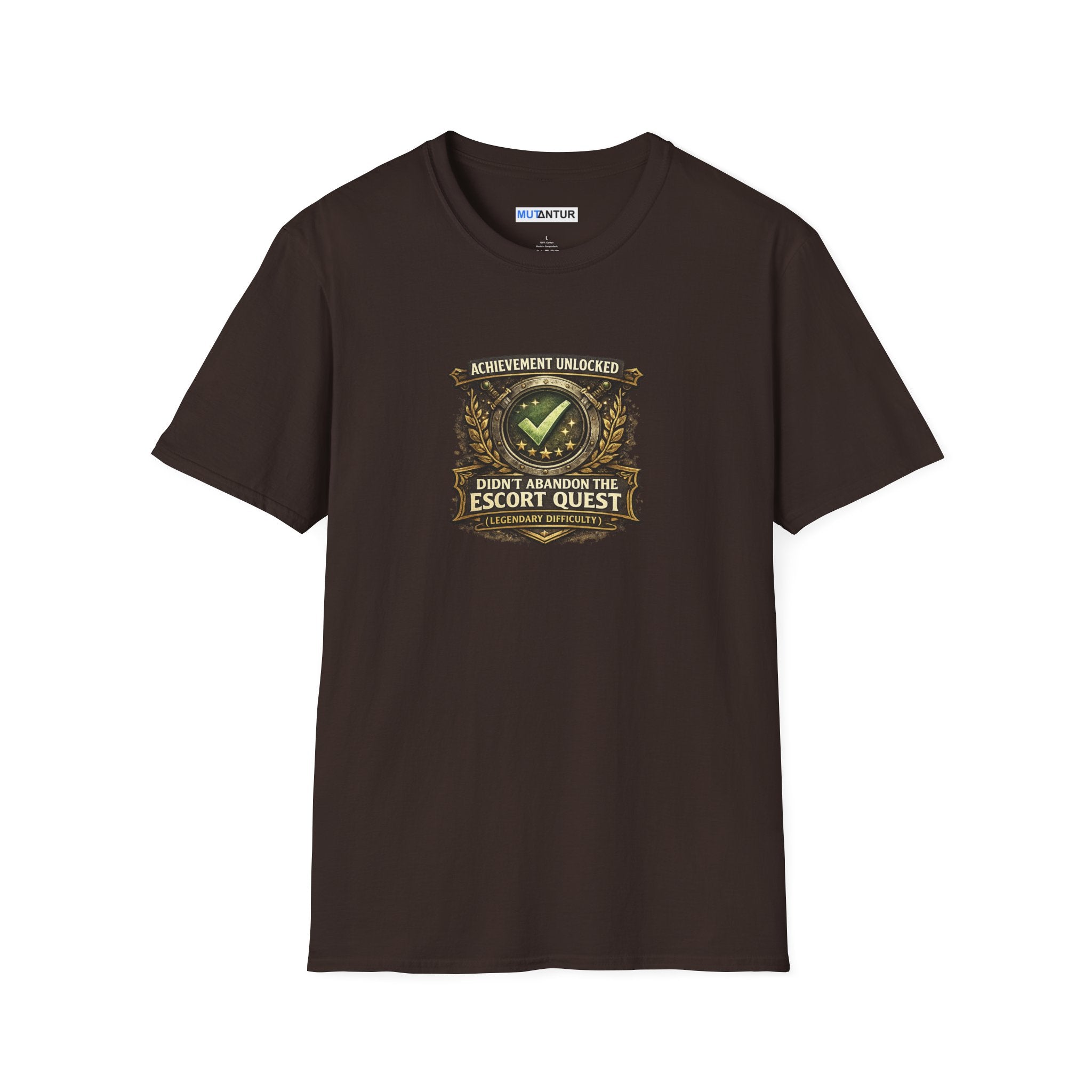 "Achievement Unlocked: Didn't Abandon the Escort Quest" Gamer Tee