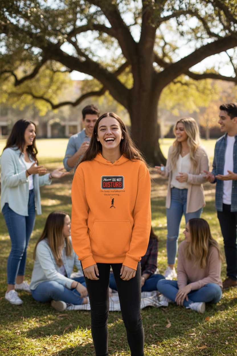 Do Not Disturb I'm Busy Maladaptive Daydreaming fleece hoodie