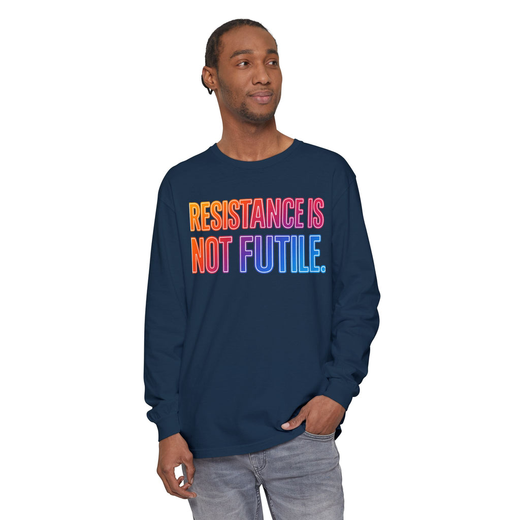 Resistance Is Not Futile Long Sleeve Tee – Rally for Freedom Shirt