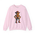Steampunk Cowboy Robot Sweatshirt | Retro Western Graphic Crewneck - Mutantur Labs LLC
