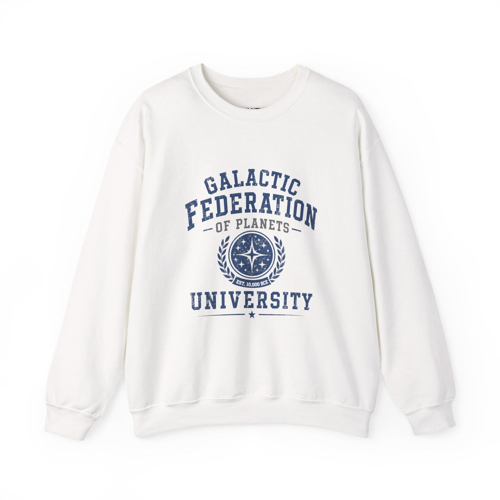 Galactic Federation University Crewneck Sweatshirt - Mutantur Labs LLC