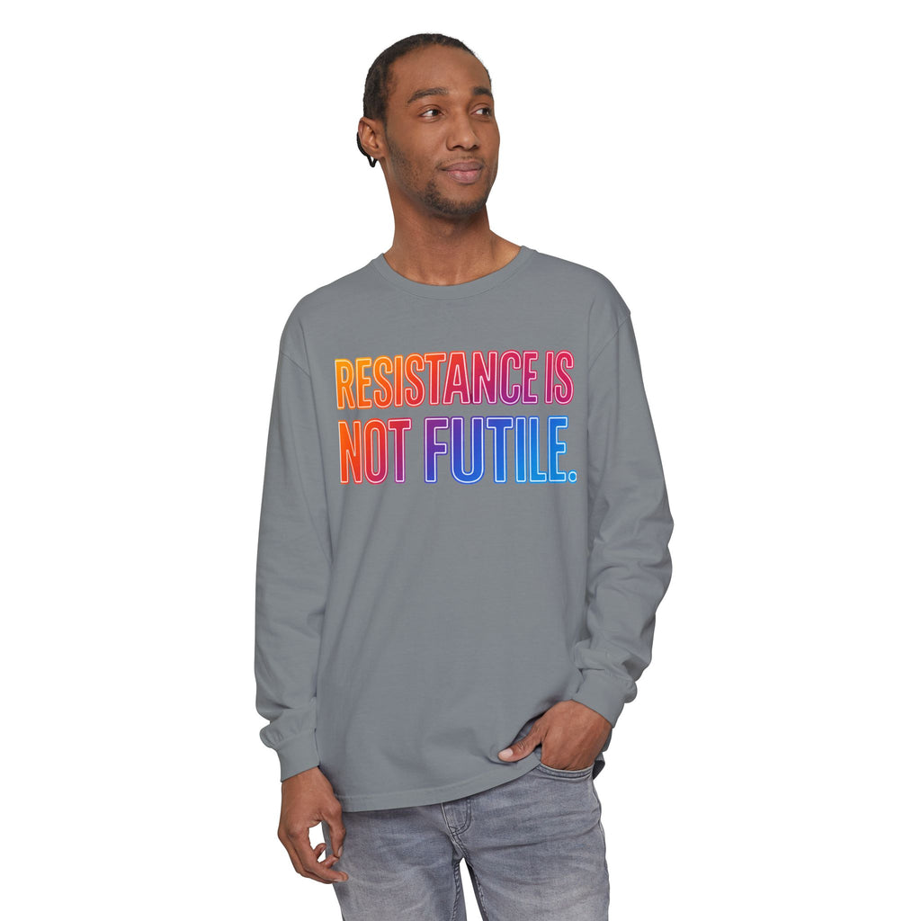 Resistance Is Not Futile Long Sleeve Tee – Rally for Freedom Shirt