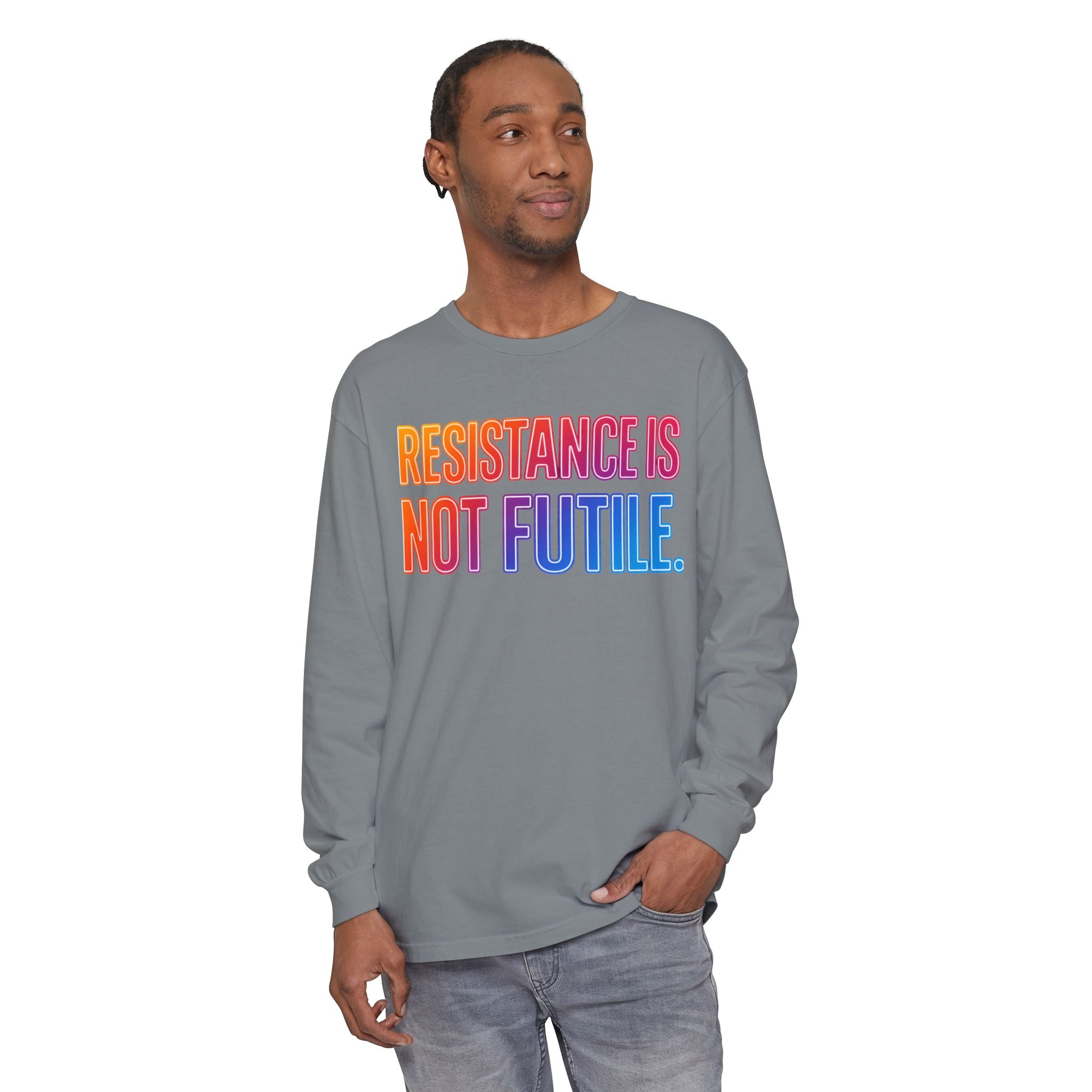 Resistance Is Not Futile Long Sleeve Tee – Rally for Freedom Shirt
