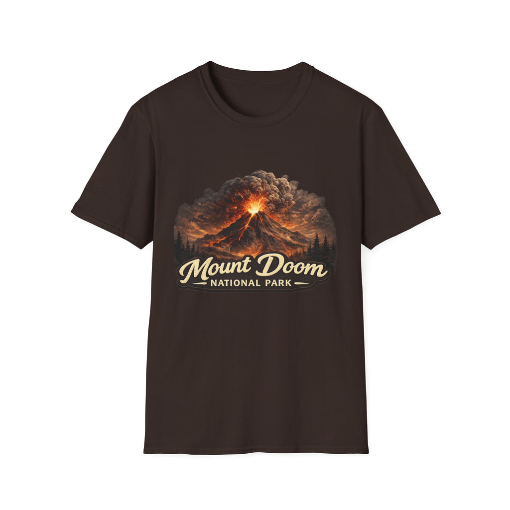 Mount Doom National Park T-Shirt — Volcanic Eruption Graphic Tee - Mutantur Labs LLC