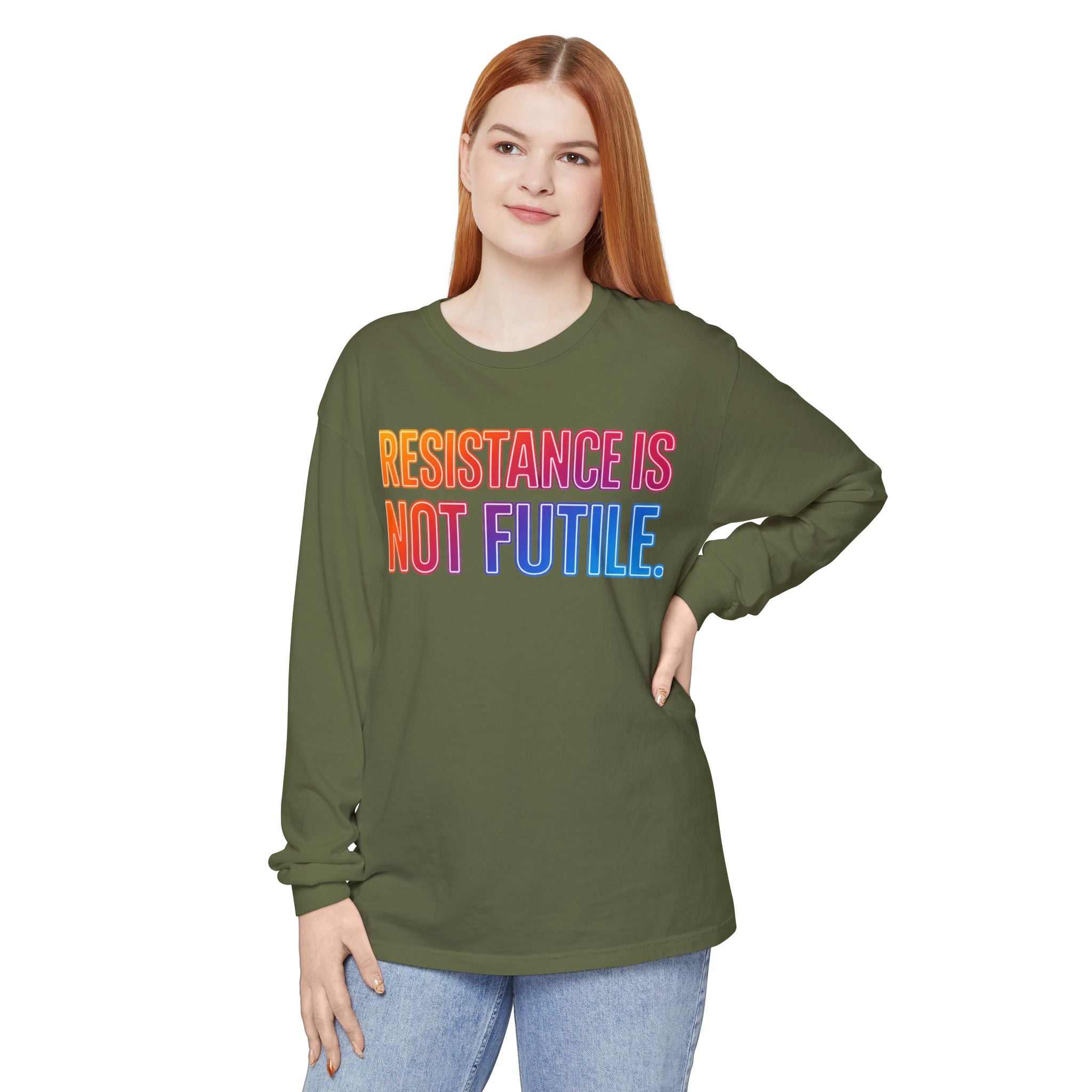 Resistance Is Not Futile Long Sleeve Tee – Rally for Freedom Shirt
