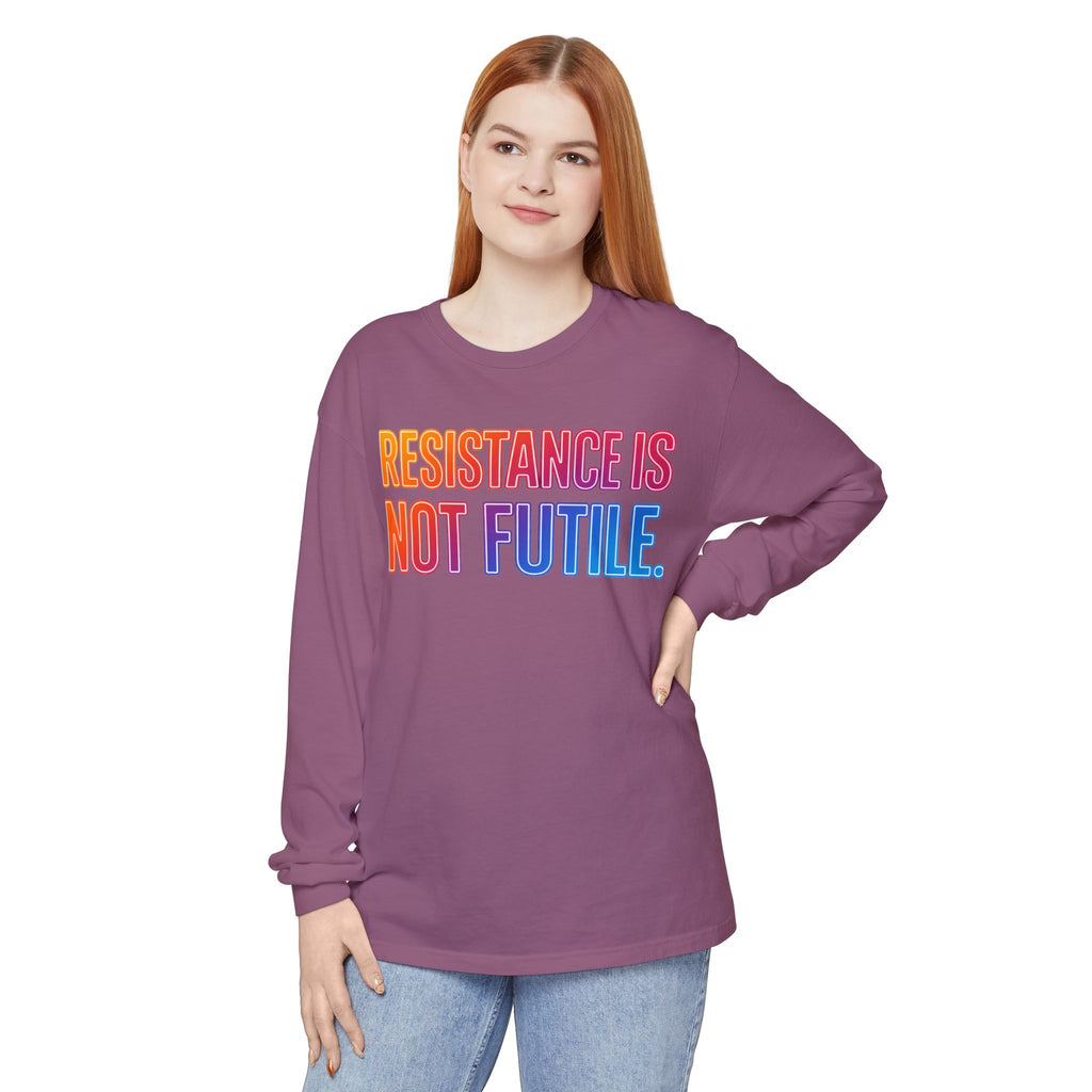 Resistance Is Not Futile Long Sleeve Tee – Rally for Freedom Shirt