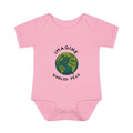 Imagine Whirled Peas Baby Onesie | Whimsical Pun Bodysuit for Babies - Mutantur Labs LLC