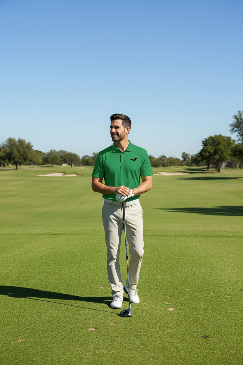 Dragon Icon Men’s Polo Shirt | Casual Fantasy Embroidered Polo - Mutantur Labs LLC