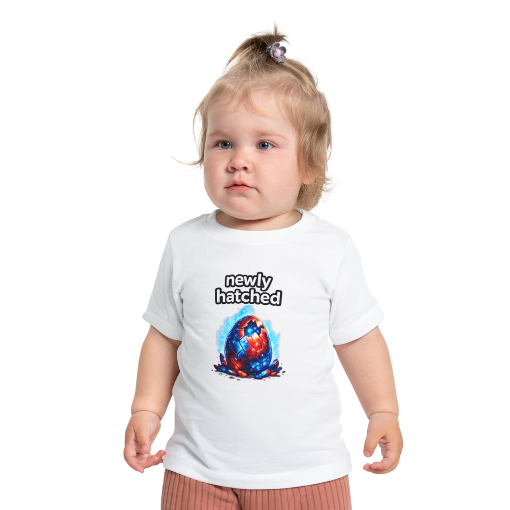 Newly Hatched Baby T-Shirt — Cute Dinosaur Egg Infant Tee