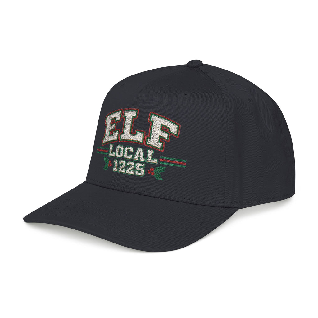 Elf Local 1225 Embroidered Baseball Cap — Funny Christmas Union Hat