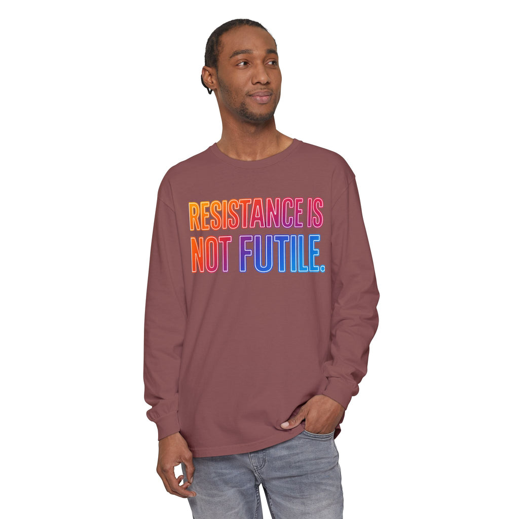 Resistance Is Not Futile Long Sleeve Tee – Rally for Freedom Shirt