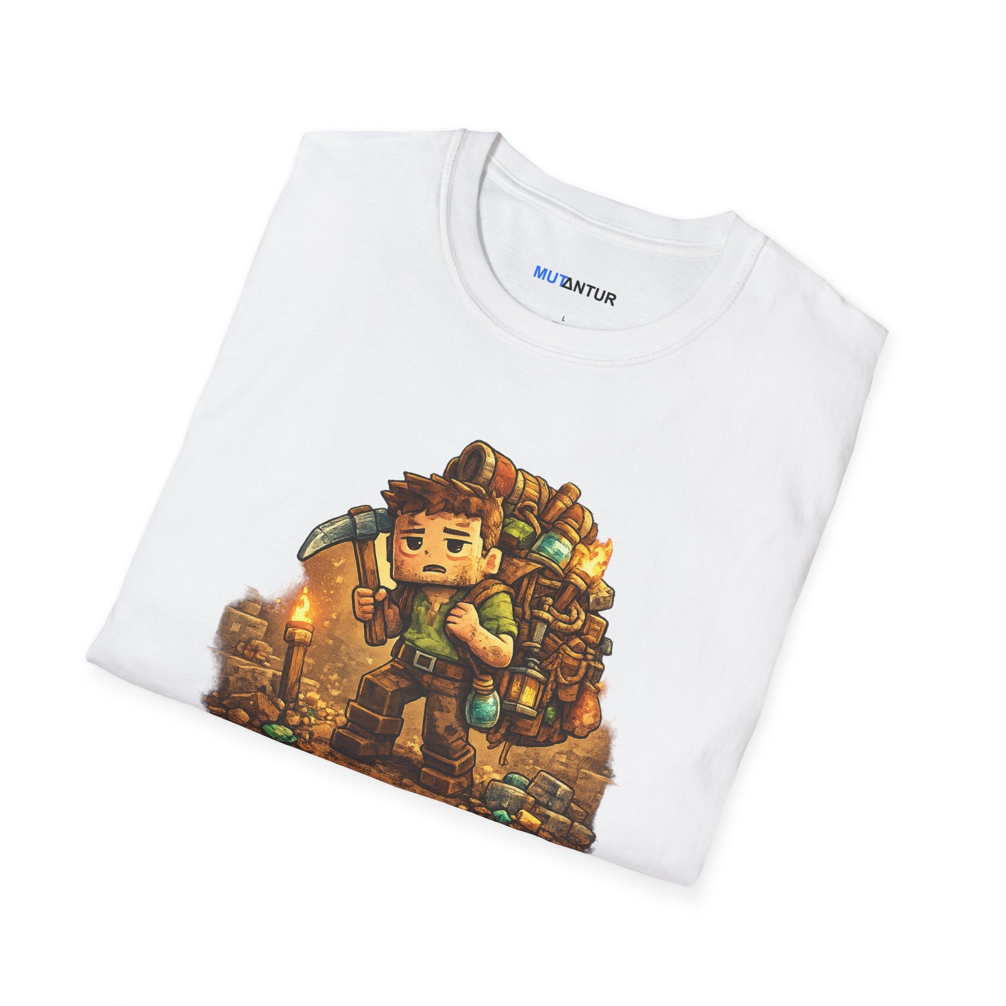 Funny Mining Gamer T-Shirt | I Yearn for the Mines Graphic Tee | Fantasy Adventure Shirt - Mutantur Labs LLC