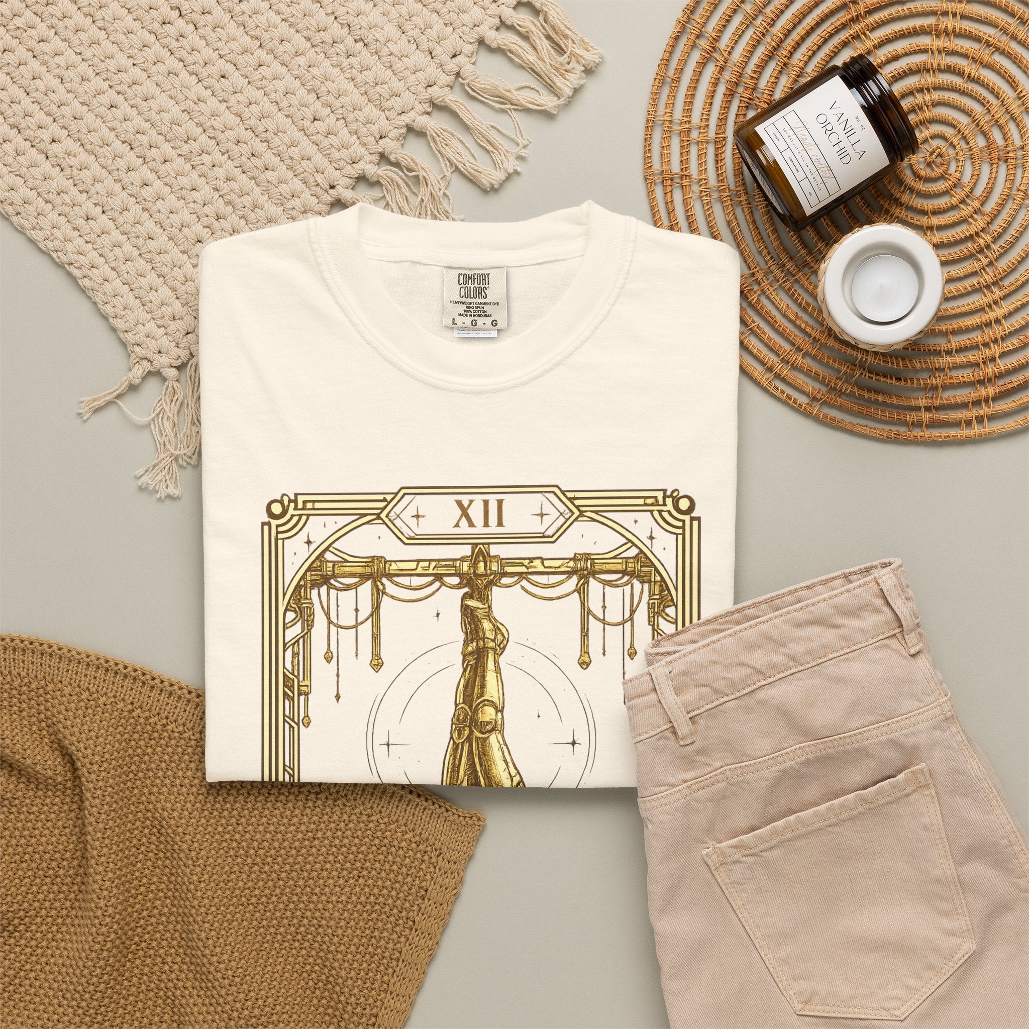 The Hanged Man Tarot T-Shirt — Future Arcana Comfort Colors Graphic Tee