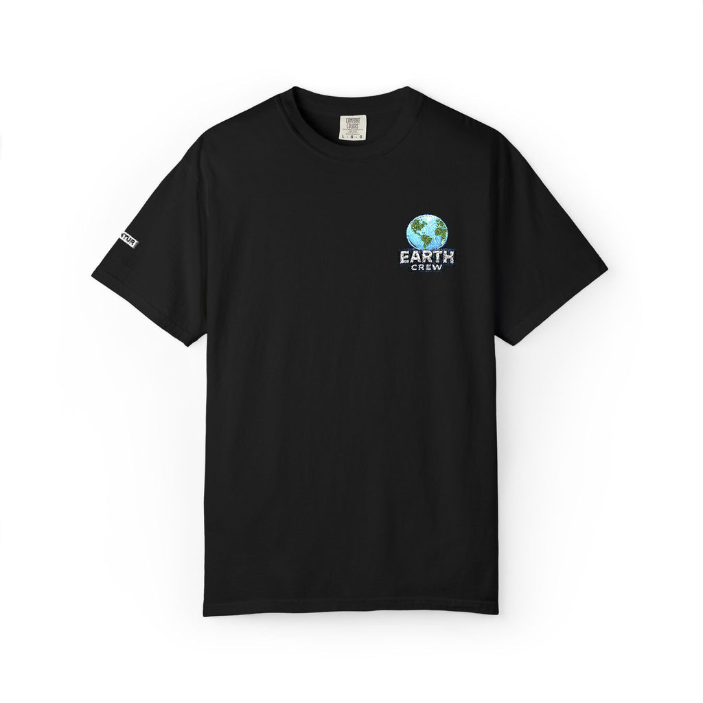 'Earth Crew' Embroidered Earth Comfort Colors Graphic Tee - Mutantur Labs LLC