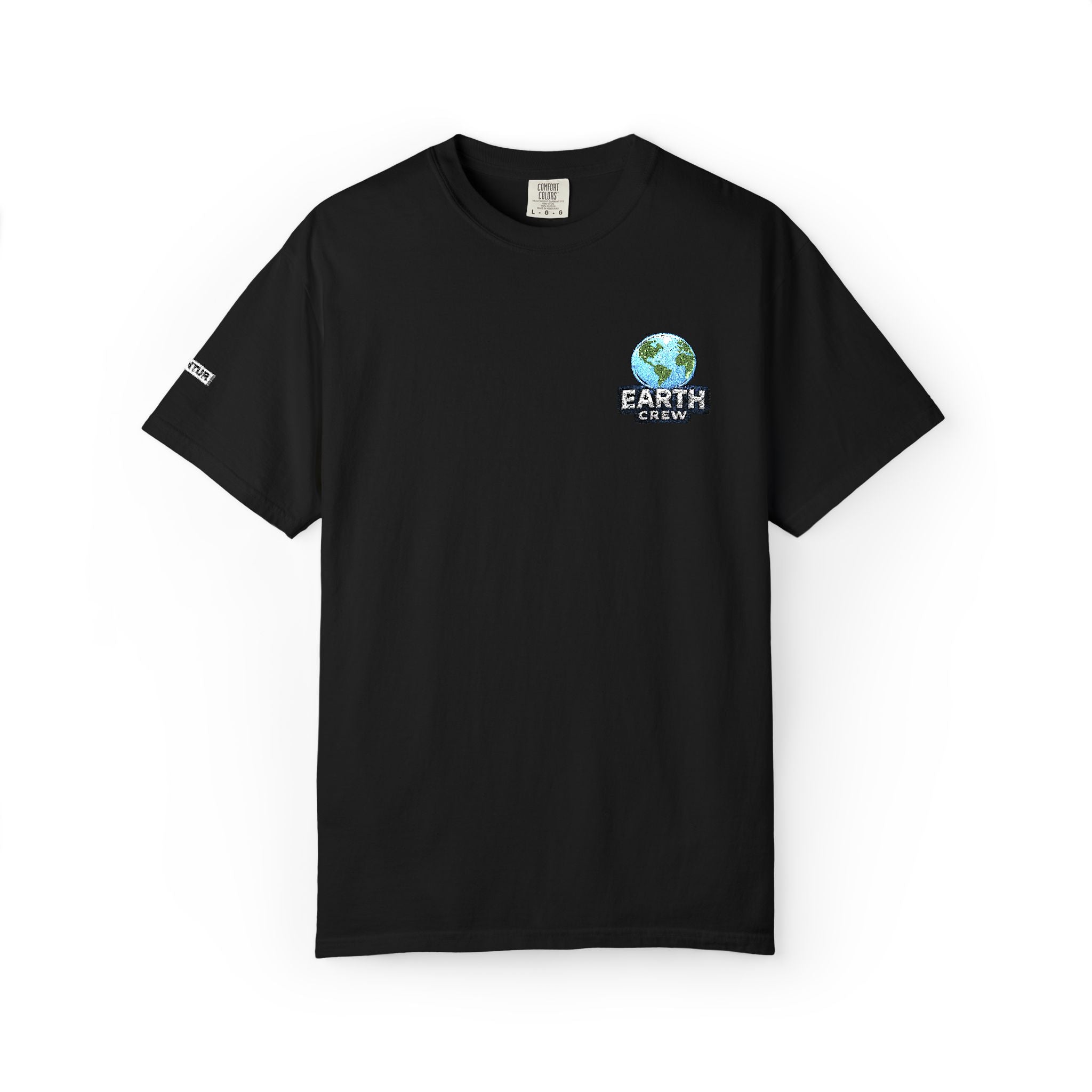 'Earth Crew' Embroidered Earth Comfort Colors Graphic Tee - Mutantur Labs LLC